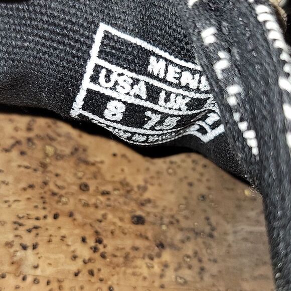 Patara Taj Black Nomad Geometric Lace Up Shoes Mens Size 8 - Picture 8 of 10